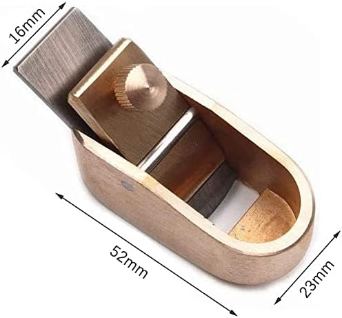 Miniatura 2 de Jiayouy Cepillo de pulgar para violín de 0.630 in de ancho de hoja de latón herramienta de luthier para bricolaje violín violoncello instrumento de