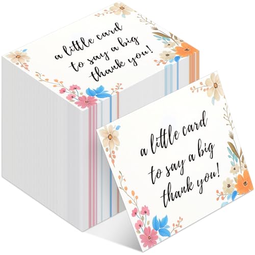 Motiskyy 120 Pcs Thank You Cards for Small Business 3