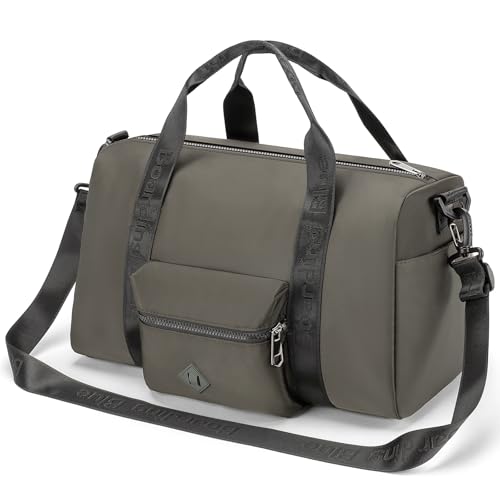 Image of For United Airline 17x10x9 Inches Personal Item Underseat Travel duffle bag, ports Tote Gym Bag,Shoulder Weekender Overnight Bag (Grey)