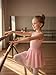 Tutu.kk Girls Dance Ballet Leotards Sleeveless Sparkly Dresses for Toddler Ballerina Dress Outfits Ballet Pink 1-2T