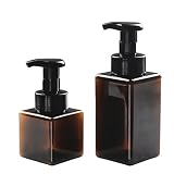 Layboo Foaming Soap Dispensers Pump-Bottles for Kitchen, Bathroom Countertop and Vanities 250 ml( 8.