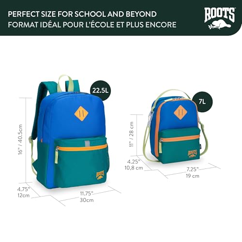 Roots Kids 2-Piece Matching Set, 22.5L Backpack and 7L Lunch Bag by Roots - Used condition - Image 7