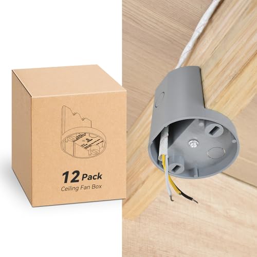 CycevSun Ceiling Fan Box (Non-Metallic 12-Pack)