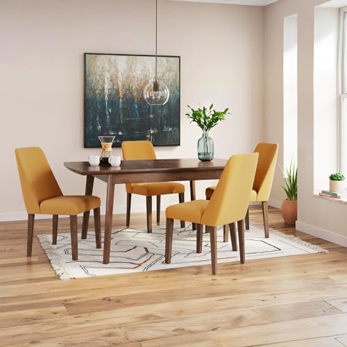 Signature Design by Ashley Lyncott Dining Chairs, Set of 2, Yellow by Signature Design by Ashley - Used condition - Image 4