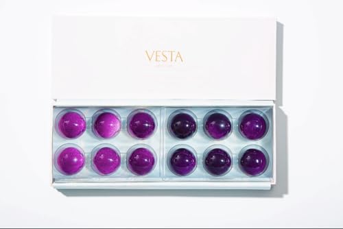Vesta Chocolate - Limited Edition Amethyst Holiday Bean-to-Jewel Bonbons - 12 Pieces