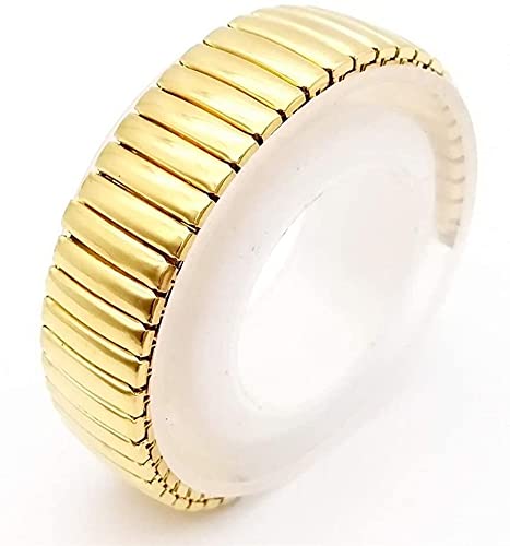 Sangle de montée en métal argenté 12mm à 22mm avec extension stretch en acier