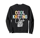 Cool Knitting Club Bekleidung - Stricken Garn Nähcafe Sweatshirt
