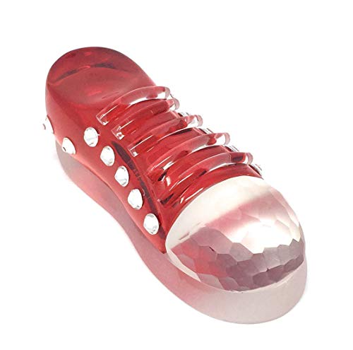 Simon Designs Crystal Red Sneaker Paperweight