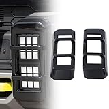 HIGH FLYING Car Exterior Accessories for Chery Jetour Travellar, T2 2023-2025 Front Rear Fog Light Lamp Overlays Cover Trim 2pcs ABS (Front Fog Lights, Gloss Black)