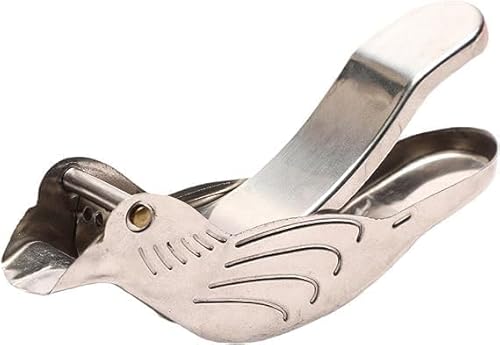 Bird Shaped Stainless Steel Manual Lemon Juicer – Portable Citrus Press for Kitchen and Outdoor, Rust-Resistant Fruit Juicer with Decorative Design, Easy-Clean Gadget for Lime, Orange and Cocktails