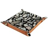 Produktmaße: Die Lederablage entfaltete Größe: 16 x 16 cm; gefaltete Größe: 11,5 x 11,5 x 3 cm.