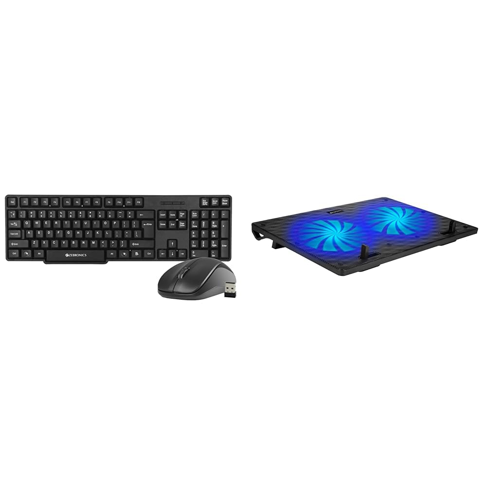 Zebronics Zeb-Companion 107 USB Wireless Keyboard and Mouse Set with Nano Receiver (Black) (B0BNZZM7JL) Amazon Price History, Amazon Price Tracker