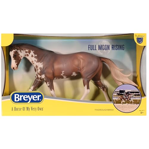 Modelo de juguete de caballo Breyer réplica exacta Thoroughbred 4