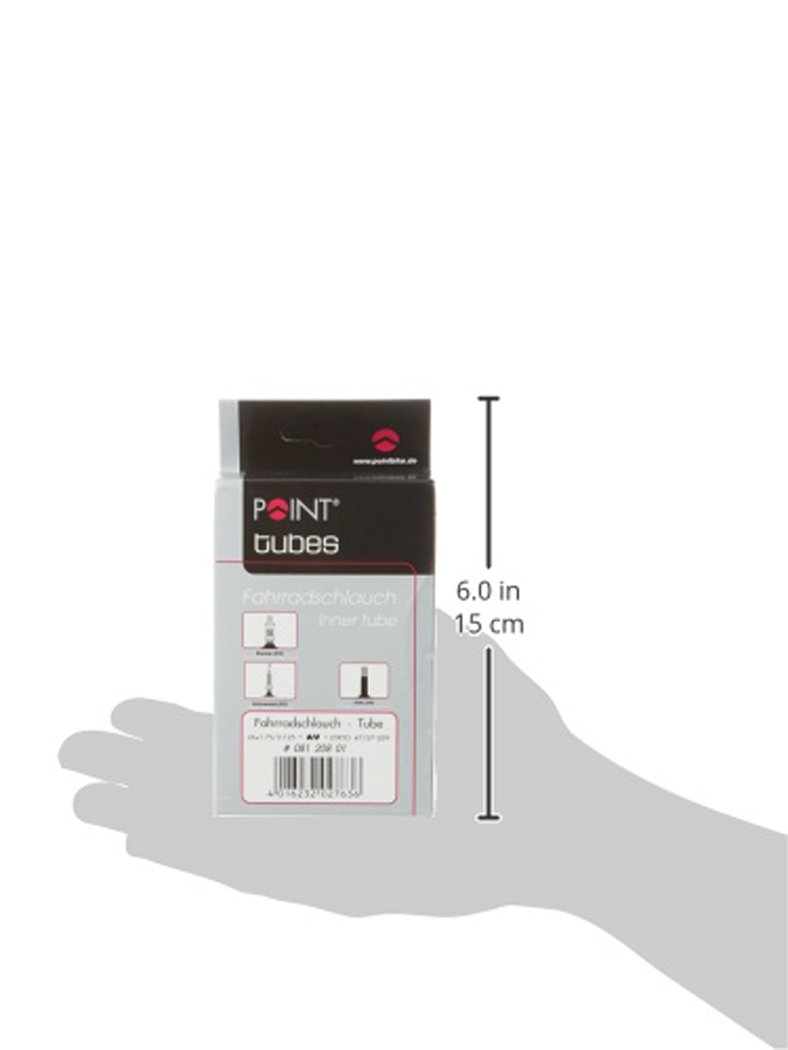 Point Dętka rowerowa ETRTO 47/57-559 – wentyl samochodowy (AV), czarna, 26 x 1,75/2.125, 08120805