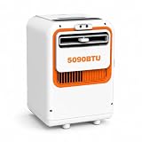 Lakenbroade Aire Acondicionado portátil con compresor de 5090 BTU, sin Manguera, Modo Nocturno silencioso (30 dB), función 3 en 1 (refrigeración y deshumidificación) y eficiencia energética.