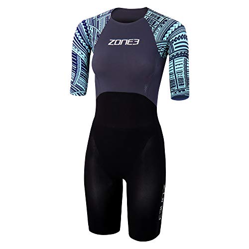 Maillot de bain ZONE3 Kona Target avec manches courtes pour une protection thermique et UV
