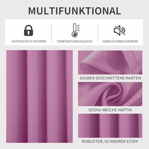 Image of Joydeco Blackout Curtains 1 Piece, Blackout Door Curtain, Door Curtain with Eyelets, Thermal Cold Protection, Heat Protection, Sound Protection for Bedroom, Living Room