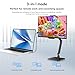 Touchscreen Portable Monitor, 14 Inch 1200P Ultra-Slim Lightweight Bezel Less HDR FHD IPS Touchscreen Display, Travel Monitor with Stand and Speakers, HDMI USB-C External Screen for Laptops and PC