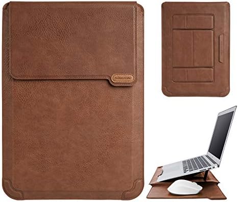 Nilkkin Laptop Sleeve Case Compatible 13.3 Inch for MacBook Air/MacBook Pro/ Jumper Microsoft 365 Laptop/ Dell Inspiron 7000, Adjustable Laptop Stand with Mouse Pad