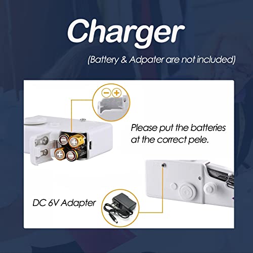 Black Handheld Sewing Machine, Mini Portable Electric Sewing Machine For Adult, Easy To Use And Fast Stitch Suitable For Clothes,Fabrics, Diy Home Travel #TOP3