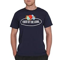 Das schlichte T-Shirt mit Rundhals-Kragen und Fruit of the Loom Logo-Aufdruck ist vielfältig mit allen Styles und Outfits kombinierbar - das Basic Must-Have Ihres jeden Kleiderschranks! Grâce à 100 % coton, le t-shirt pour homme est particulièrement ...