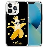 Somlatic Personalized Banana Phone Case Bananas Fruit Covers with Name Custom Phones Cases Cover Com