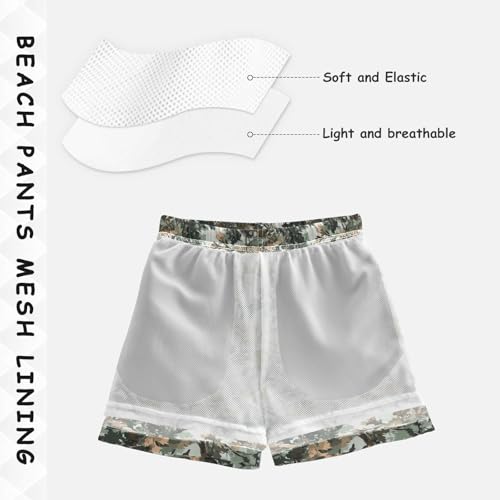 JUNZAN Boys Swim Trunks Camo Tree Beach Swim Shorts Boy Swimsuit 8 Quick Dry4