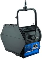 Vista 9 de Dracast Fresnel Studio Series LED2000 Luz bicolor Ángulo de haz ajustable de 15-60 grados 3000K - 6500K CCT bicolor Adj 0% - 100%