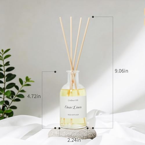 Difusor de varillas L'odeur Vill aroma Clean Linen 150ml miniatura 2