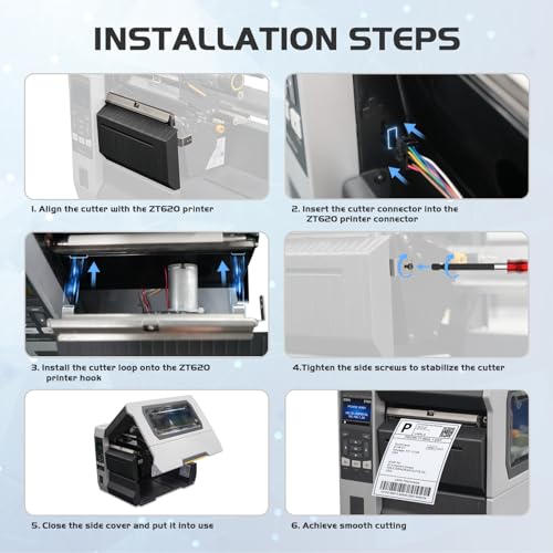 Image of P1083320-119 Kit Cutter Assembly for Zebra ZT620 Thermal Label Barcode Printer,Sensitive Efficient Cutting