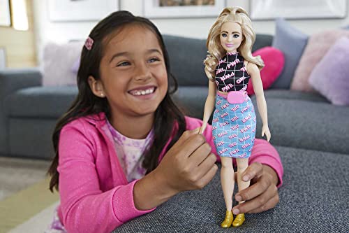 Muñeca Barbie Fashionistas Cuerpo Curvy Rubio con Accesorios miniatura 2
