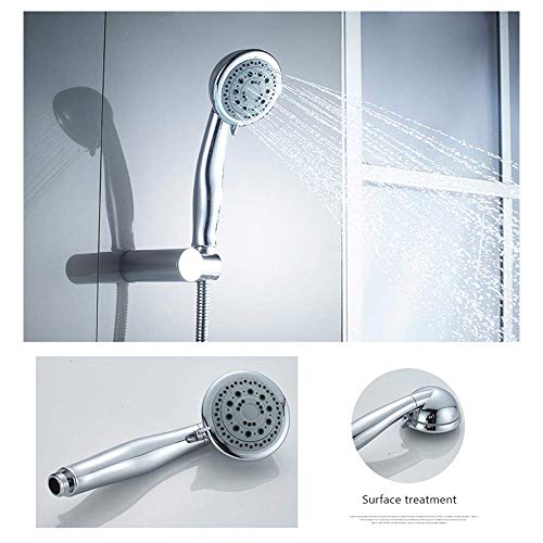 Systèmes de douche de bain CHEWYNP mitigeur blanc et chrome double commande - 4