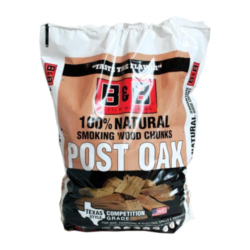 B&B Charcoal Post Oak Wood Smoking...