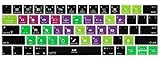 HRH Ableton Live Shortcuts Hotkey Silicone Keyboard Cover Skin for MacBook Pro with Touch Bar 13 Inch and 15 Inch(A2159/A1989/A1706,A1990/A1707) 2019 2018 2016 2017 Release US Version