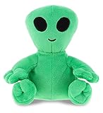 DolliBu Super Soft Green Alien Stuffed Animal Plush Toy, Kids and Adults Huggable Space Alien Gifts, Cute Stuffed Toy for Girls and Boys - 6 Inches