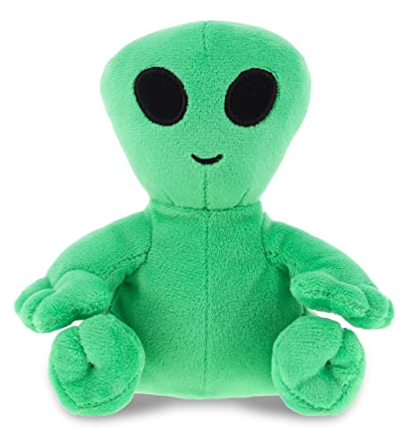 DolliBu Super Soft Green Alien Stuffed Animal Plush Toy, Kids and Adults Huggable Space Alien Gifts, Cute Stuffed Toy for Girls and Boys - 6 Inches