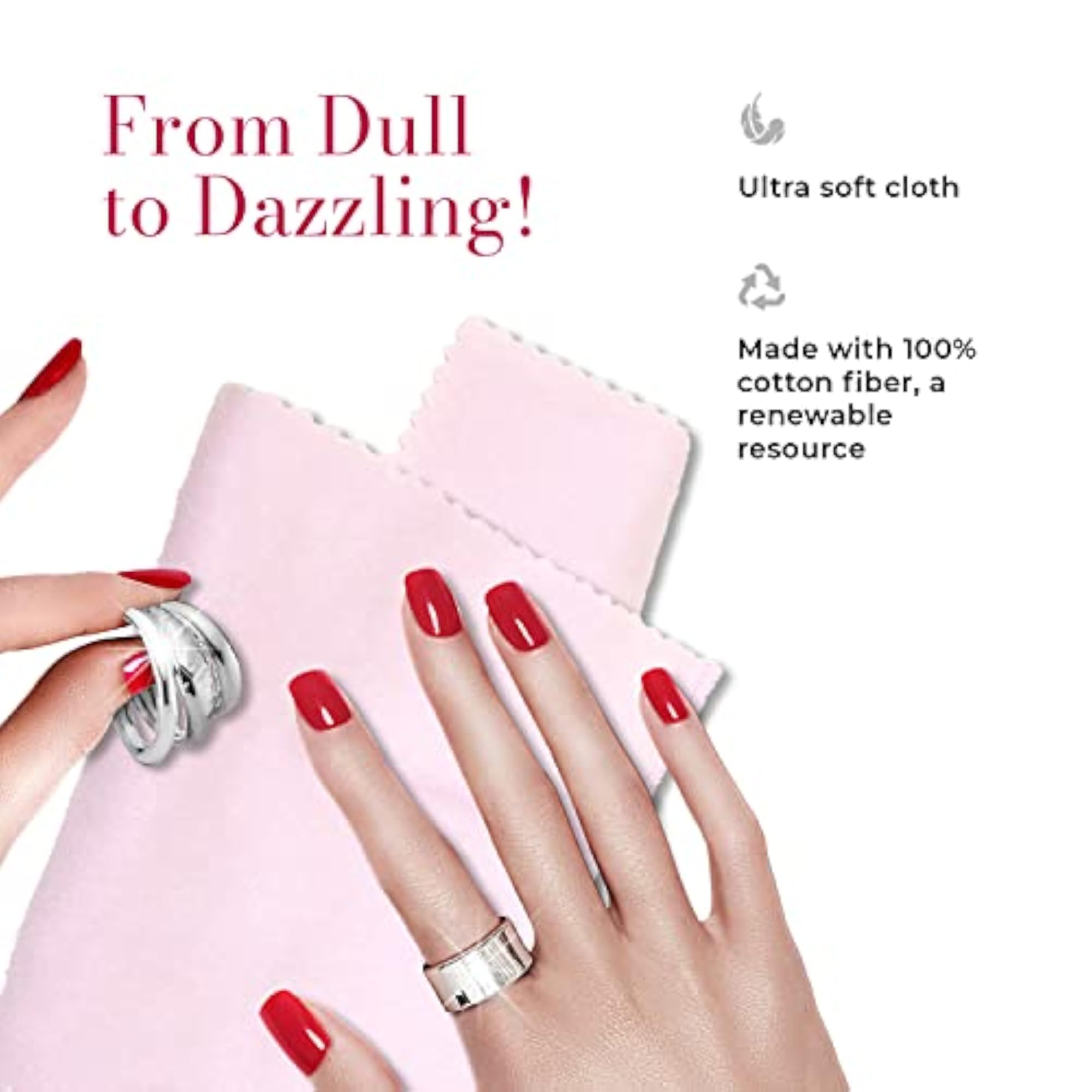 Silver Polishing Cloth for Jewellery Care
