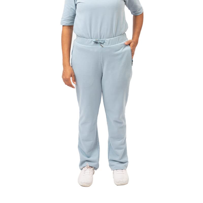 blissclub Women Everyday Cozy Straight Joggers | WillowSoft Fabric | Straight Fit | Adjustable Waist Drawcord | Adjustable Ankle Drawcord | Trousers for Women-picture-55