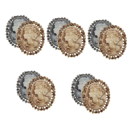 Broche strass vintage LIFKOME pour châle et pull en alliage rétro
