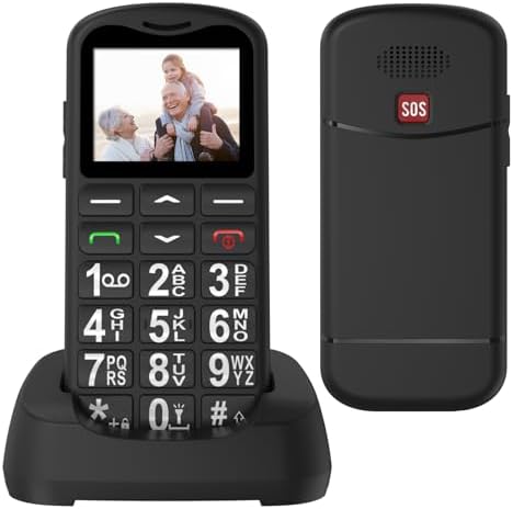 USHINING gsm Teléfono Móvil para Personas Mayores, Teléfono Móvil...