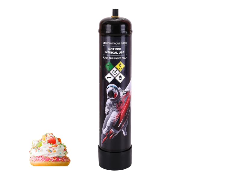 Whipped Cream Charger 640G 1L pecialized Coffee Cold Drink Nitrous Professional Tank Whip Cream Charger 1-Pack