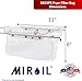 MirOil RB33PS Fryer Filter Bag, EZ Flow Oil Filter Bag, Polish & Extends Life of Hot & Cold Cooking Oil, Maintain Quality & Taste of Fried Foods, Reduce Contaminants for Fryers (Frame Sold Seperately)
