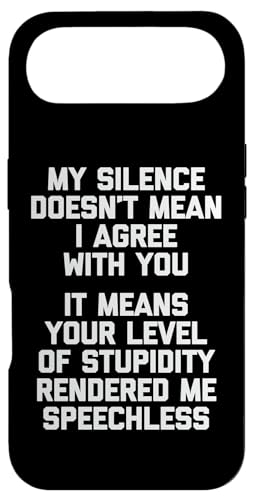 My Silence Don't Mean I Agree With You...-�ʔ������Ƃ킴 �X�}�z�P�[�X iPhone Air �p