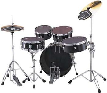 RT705HC 5pc Rhythm Traveler Drum Set Jet Black