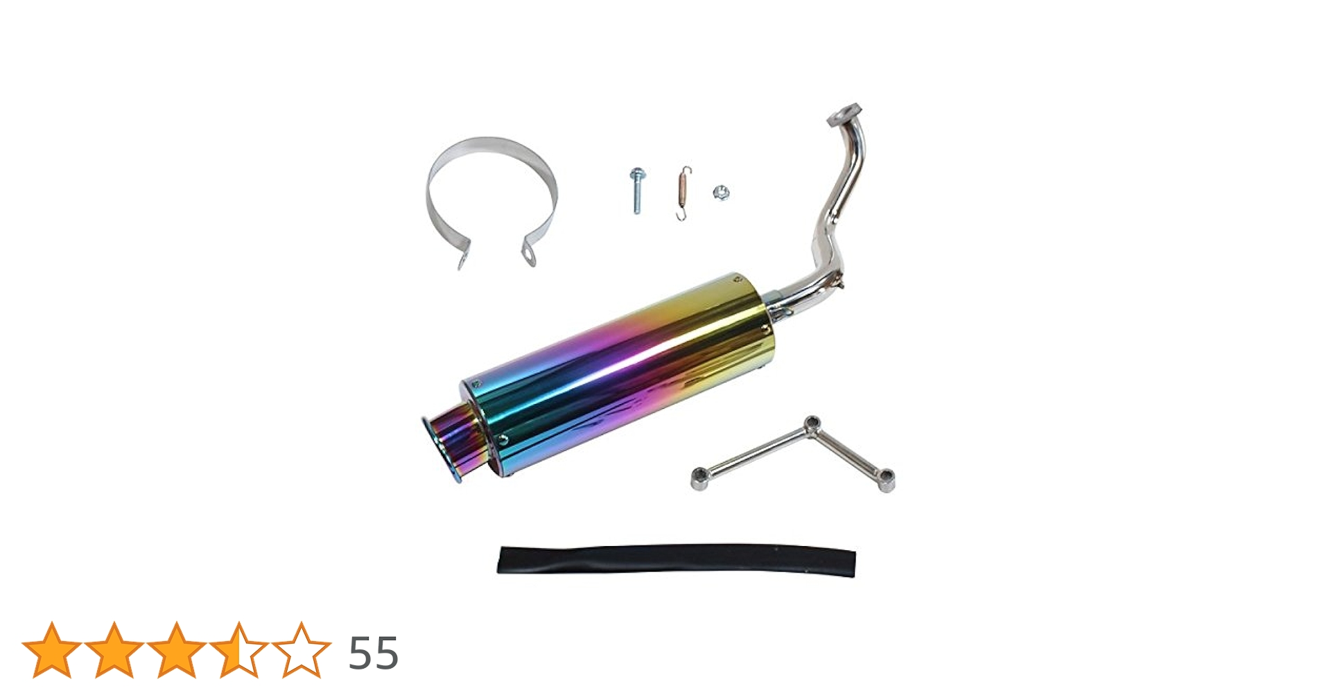 マフラー　メーカー不明　SR Amazon | ライブディオ SR ZX AF34 AF35 対応 ステンレスマフラー 焼き