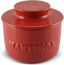 Manteigueira de Cerâmica 250g Vermelha - Ceraflame