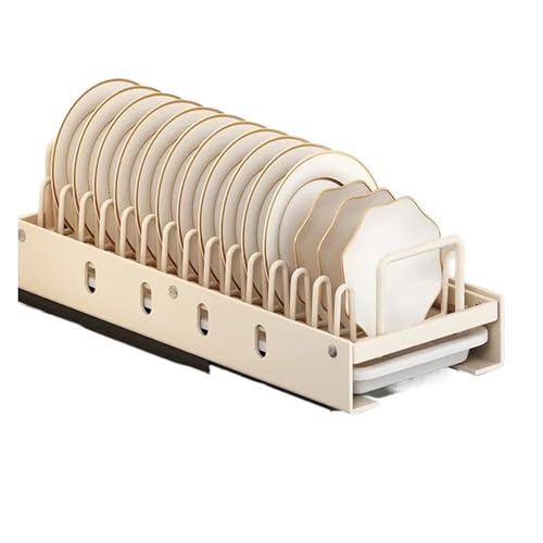 Edelstahl Erweiterbar Unter Waschbecken-Schalen-Gestell, Ausziehbarer Schüssel-Platten-Speicher-Organizer für Küchenschublade, Platzsparendes Abflussregal, Hochleistungs-Utensilien-Halter