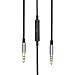 Audio Cable with in-Line Mic Remote Volume Compatible with Sony MDR-10R, MDR-1RBT, MDR-10RBT, MDR-1A Headphone and Compatible with Samsung Galaxy Huawei Android