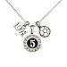 Custom Player ID Soccer Necklace (#5, One Size)