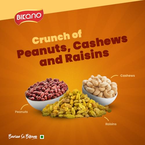 Image of Bikano Shahi Mixture Namkeen| Crunchy Dry Fruits Peas & Peanuts| Crunchy & Tasty, 1000g Pack
